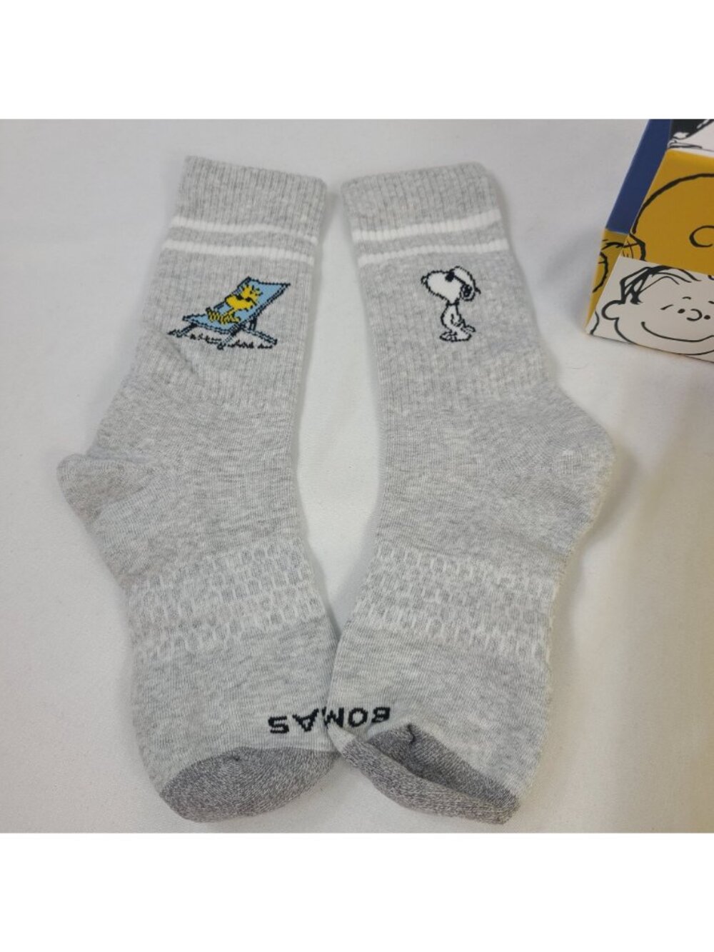 Bombas X Peanuts 4-Pack Crew Socks Box Set Snoopy & Friends Designs Sz 12T-Y3 - Picture 3 of 7